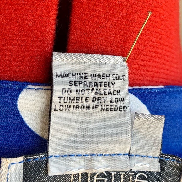 THEME Blue and White Drape Batwing Sleeve Blouse - Picture 16 of 16